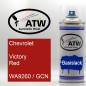 Preview: Chevrolet, Victory Red, WA9260 / GCN: 400ml Sprühdose, von ATW Autoteile West.